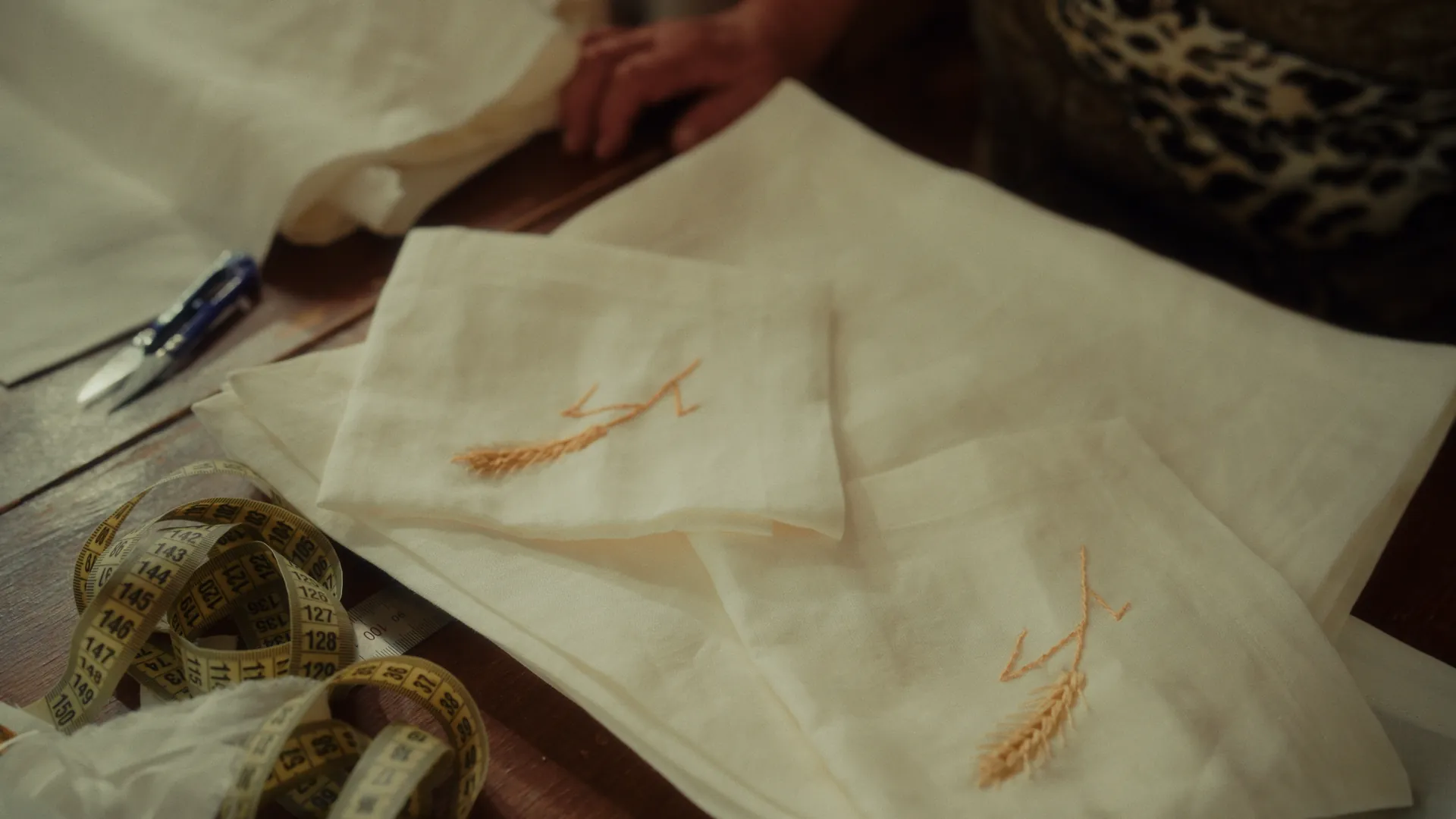 Grandma's embroidered handkerchief